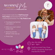 Mommy & Me: Fall Fun @ Fluff Gourmet Fairy Floss